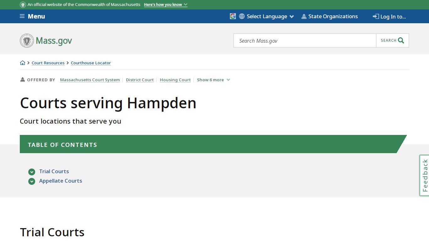 Courts serving Hampden | Mass.gov